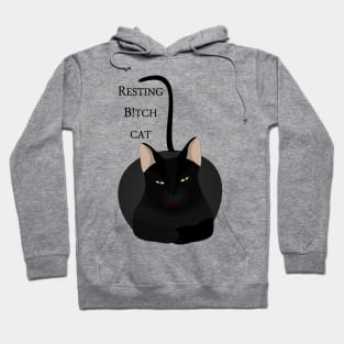 Resting B* Cat Hoodie